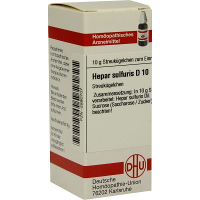 HEPAR SULFURIS D 10 Globuli