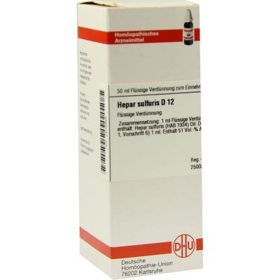 HEPAR SULFURIS D 12 Dilution