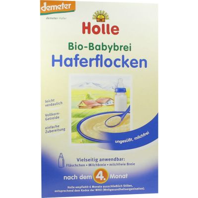 HOLLE Bio Babybrei Haferflocken