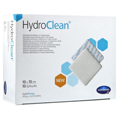 HYDROCLEAN Kompressen 10x10 cm steril