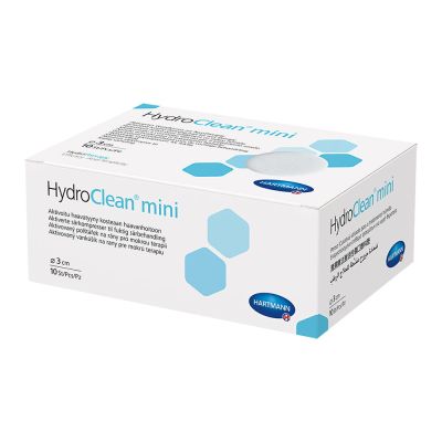 HYDROCLEAN mini Kompressen 3 cm rund steril