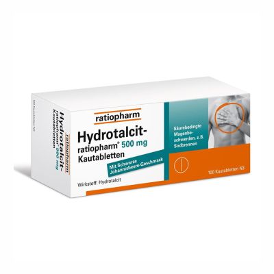 Hydrotalcit-ratiopharm 500mg Kautabletten