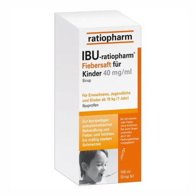 IBU-RATIOPHARM Fiebersaft für Kinder 40 mg/ml