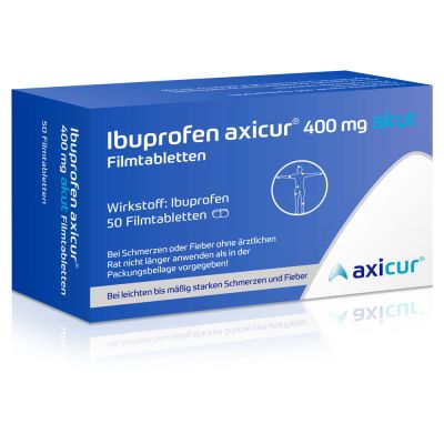 IBUPROFEN axicur 400 mg akut Filmtabletten