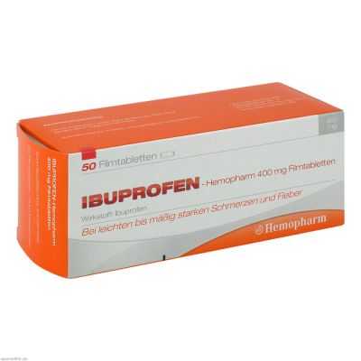 IBUPROFEN Hemopharm 400 mg Filmtabletten