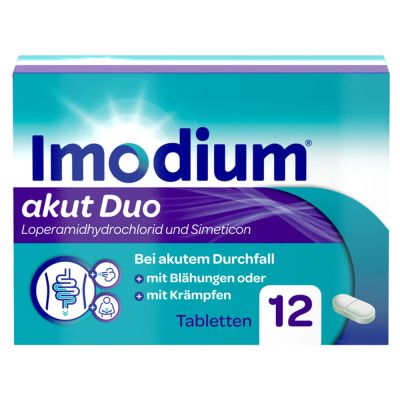 IMODIUM akut Duo 2 mg/125 mg Tabletten