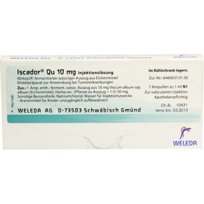 ISCADOR Qu 10 mg Injektionslösung