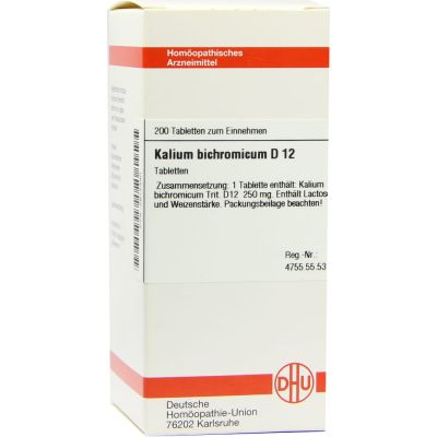 KALIUM BICHROMICUM D 12 Tabletten