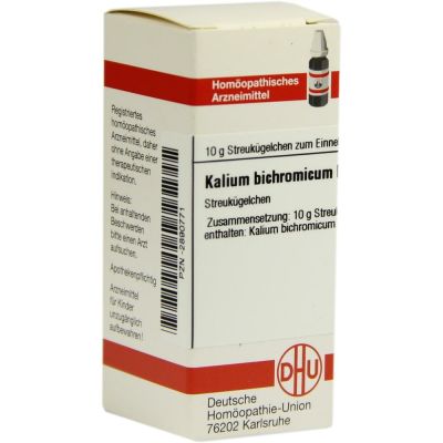 KALIUM BICHROMICUM D 6 Globuli