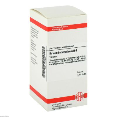 KALIUM BICHROMICUM D 6 Tabletten