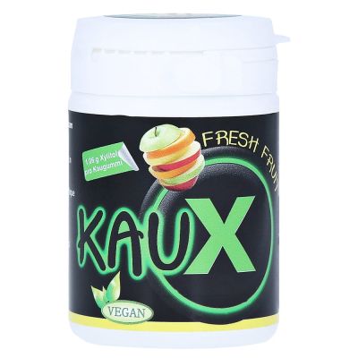 KAUX Zahnpflegekaugummi Fresh Fruit mit Xylitol