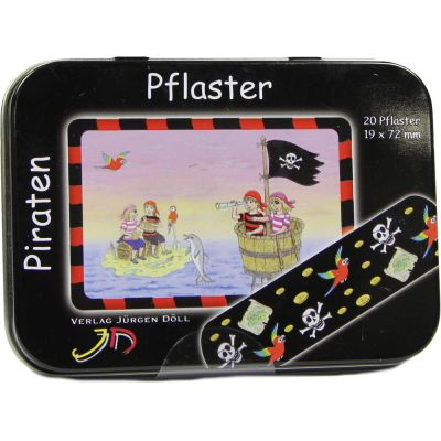 KINDERPFLASTER Piraten Dose