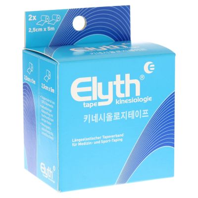 KINESIOLOGIE Tape Elyth 2,5 cmx5 m blau