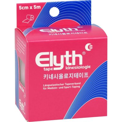 KINESIOLOGIE Tape Elyth 5 cmx5 m rot