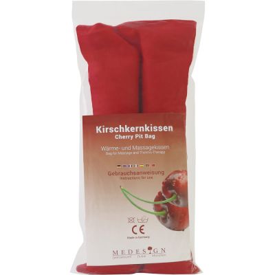 KIRSCHKERNKISSEN 20x40 cm rot