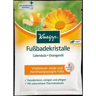 Kneipp Fußbadekristalle mit Calendula und Orangenöl