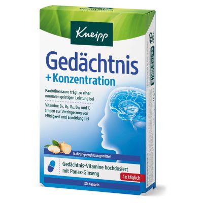 KNEIPP Gedächtnis+Konzentration Kapseln