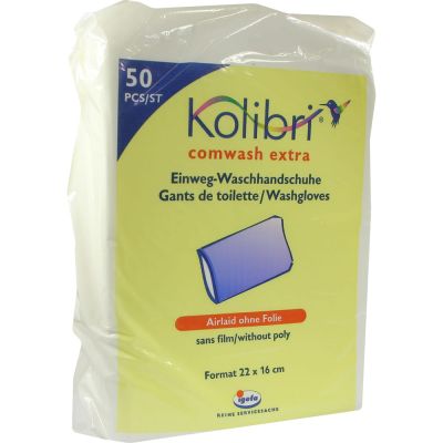 KOLIBRI comwash extra Waschhandschuh unfol.16x24cm