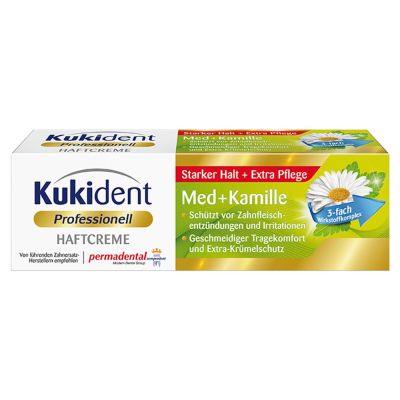 KUKIDENT Haftcreme Med+Kamille