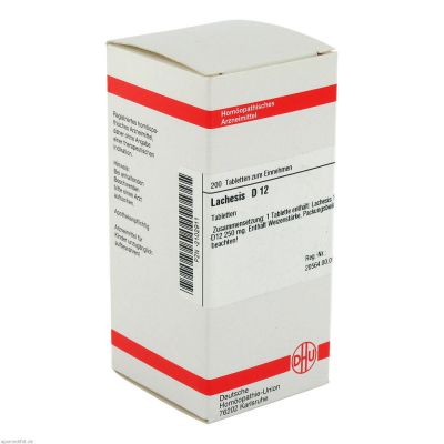 LACHESIS D 12 Tabletten