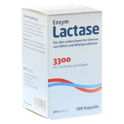 LACTASE 3300 FCC 200 mg Kapseln