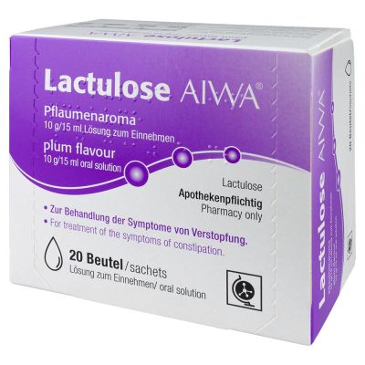 LACTULOSE AIWA Pflaumenaroma 10 g/15 ml Lsg.z.Einn