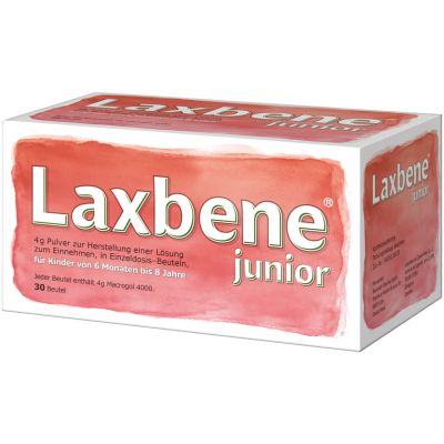 LAXBENE junior 4 g Plv.z.H.e.Lös.z.Einn.Kdr.6M.-8J