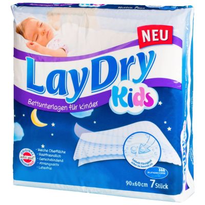 LAYDRY Betteinlage f.Kinder atmungsaktiv 60x90 cm