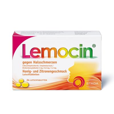 LEMOCIN gegen Halsschmerzen Honig-u.Zitroneng.Lut.