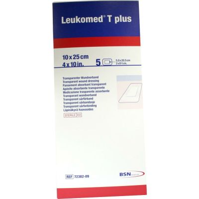 LEUKOMED transp.plus sterile Pflaster 10x25 cm