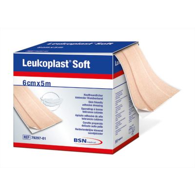 LEUKOPLAST soft Pflaster 4 cmx5 m Rolle