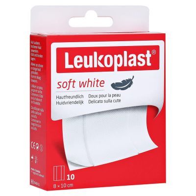 LEUKOPLAST soft white Pflaster 8x10 cm