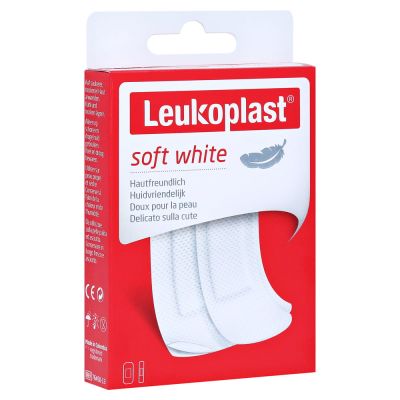 LEUKOPLAST soft white Str.19x72mm 12St/38x72mm 8St