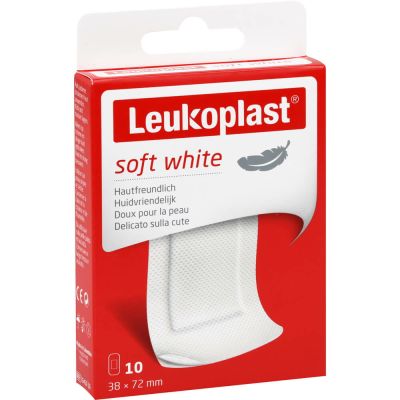 LEUKOPLAST soft white Stripes 38x72 mm