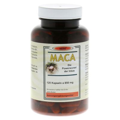 MACA KAPSELN 850 mg Macawurzelpulv.a.Ökoanbau