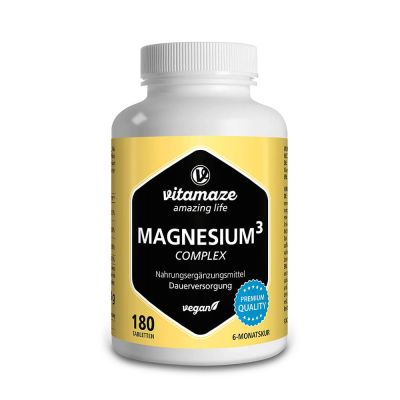 MAGNESIUM 350 mg Komplex Citrat/Oxid/Carbon.vegan