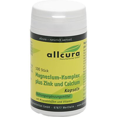 MAGNESIUM KOMPLEX m.Zink+Calcium Kapseln