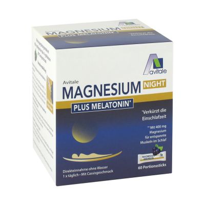 MAGNESIUM NIGHT plus 1 mg Melatonin Pulver