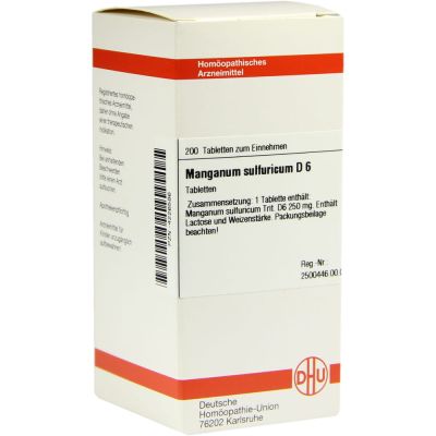 Manganum sulfuricum D6 Tabletten