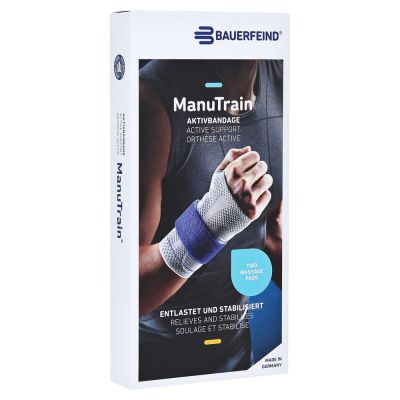 MANUTRAIN Handgelenkbandage links Gr.2 titan