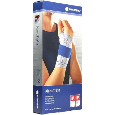 MANUTRAIN Handgelenkbandage links Gr.4 natur