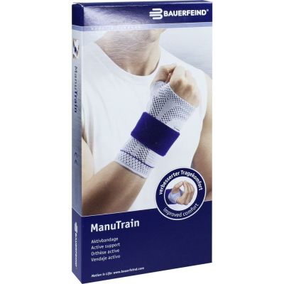 MANUTRAIN Handgelenkbandage links Gr.4 titan