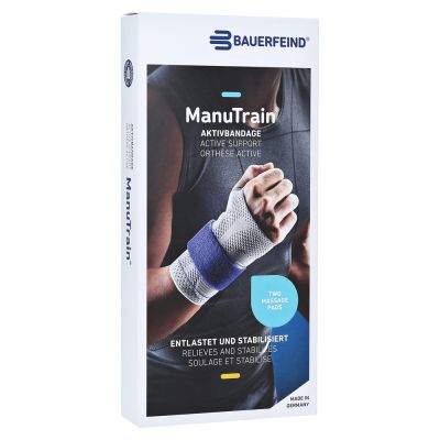 MANUTRAIN Handgelenkbandage rechts Gr.3 titan