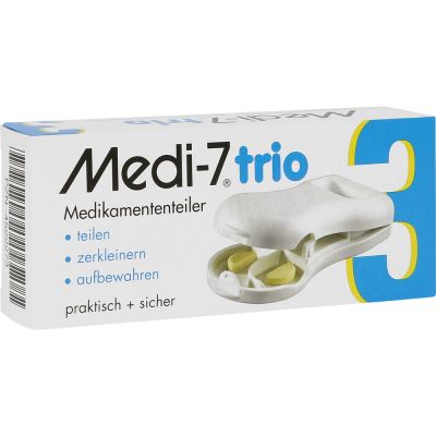 MEDI 7 trio Tablettenteiler weiss