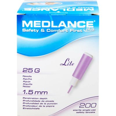 MEDLANCE plus Lite Sicherheitslanzetten 25 G