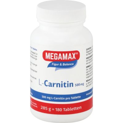 MEGAMAX L-Carnitin 500 mg Tabletten