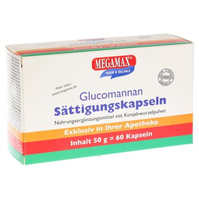 MEGAMAX Sättigungskapseln Glucomannan