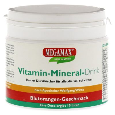 MEGAMAX Vita Mineral Drink Orange Pulver