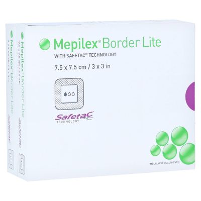 MEPILEX Border Lite Schaumverb.7,5x7,5 cm steril