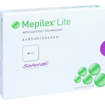 MEPILEX Lite Schaumverband 6x8,5 cm steril